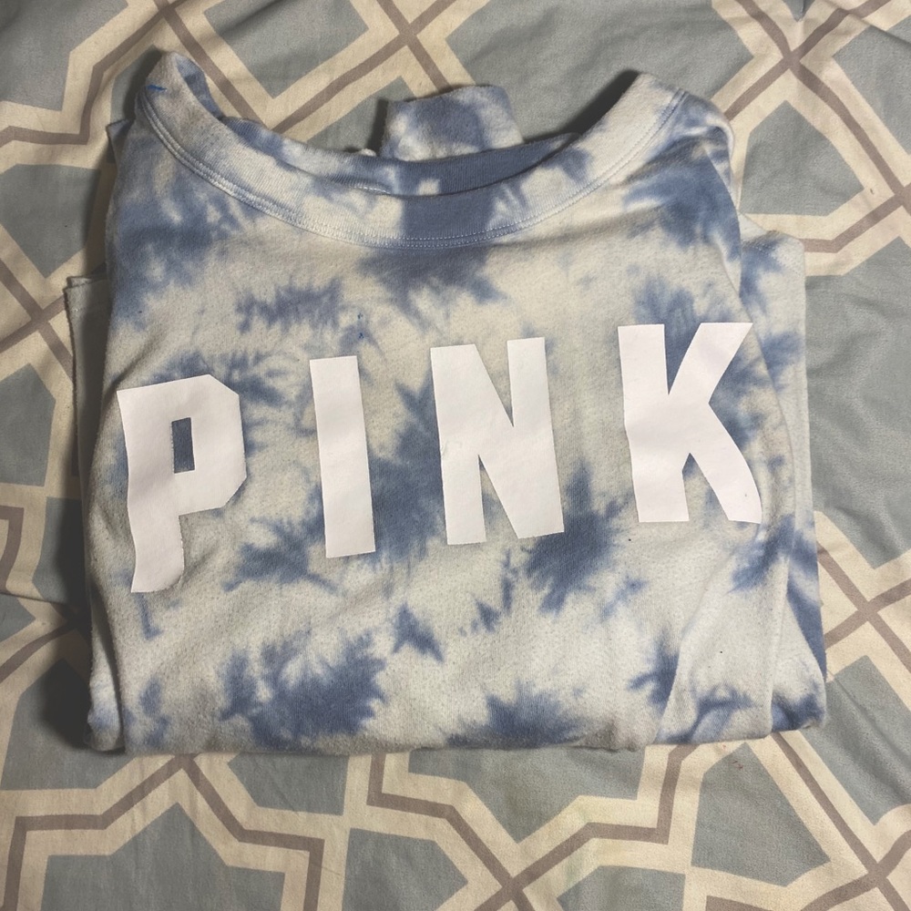 “Pink” tie-dye long sleeve shirt